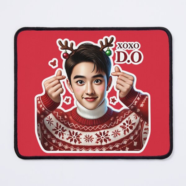 Item preview, D.O. Holiday Sticker | XOXO Festive Collectible for EXO-Ls designed and sold by DEEPDesignsART.