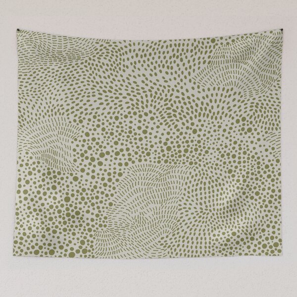 Item preview, Green Swirling Dot Pattern designed and sold by BONBcreative.