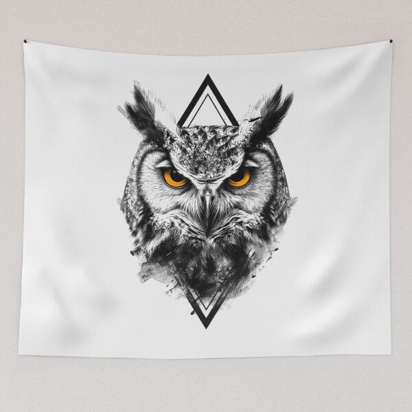 Item preview, Long-eared Owl designed and sold by krabbaraban.
