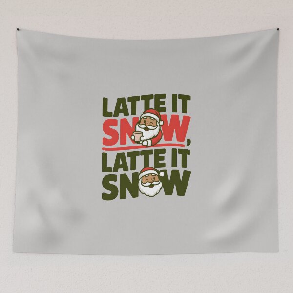 Item preview, Latte it snow designed and sold by FriendlyLlama.