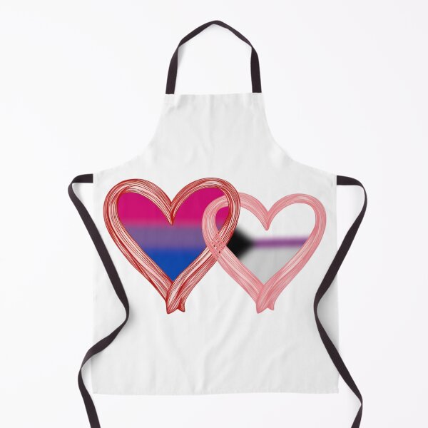 Item preview, Interlocking Bi Demisexual Pride Hearts – Bisexual Flag and Demisexual Flag designed and sold by Travelslightly.