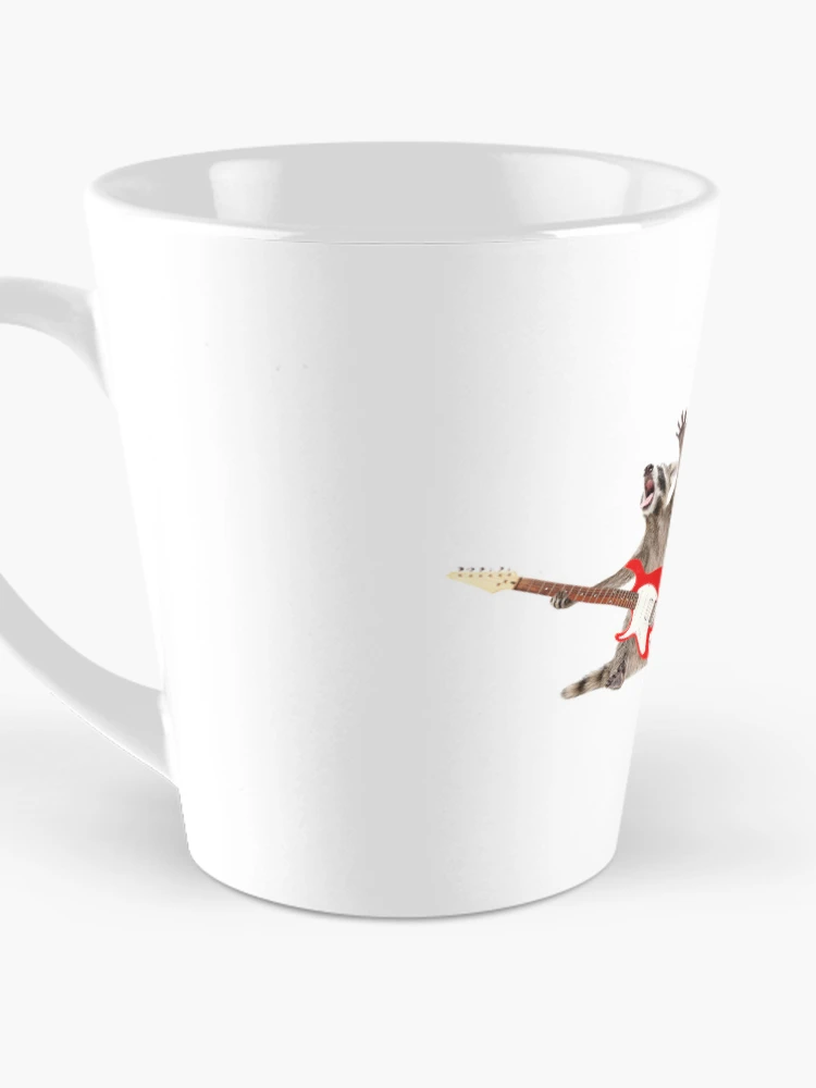 Thumbnail 3 of 4, Coffee Mug, Rocking Racoons Sticker Car Decal designed and sold by windowdecals.