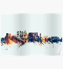 Cape Town South Africa Skyline Poster