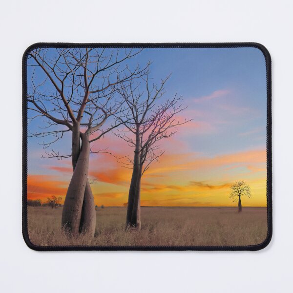 Item preview, The Kimberley Plains Sunset Dancing Boab Trees designed and sold by Adam Gormley.