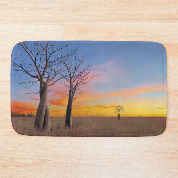 Item preview, The Kimberley Plains Sunset Dancing Boab Trees designed and sold by Adam Gormley.