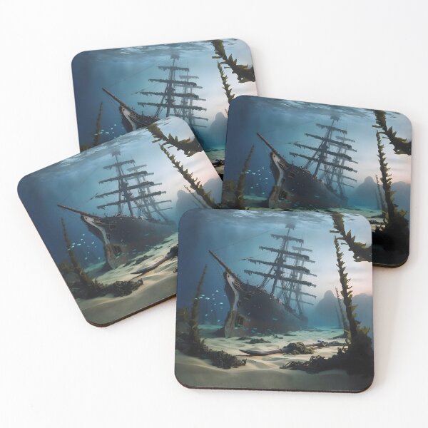 Item preview, sailing ship sunk at sea / ocean 2 designed and sold by AA-designstore.