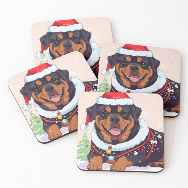 Item preview, "Kawaii Christmas with Rottweiler - Canine Sweetness designed and sold by FRADEX STORE.