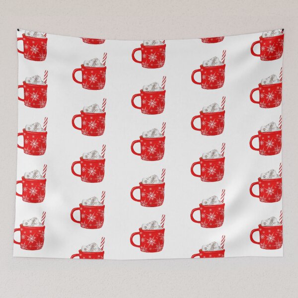 Item preview, Hot Chocolate With Marshmallows And Candy Cane designed and sold by daphsam.