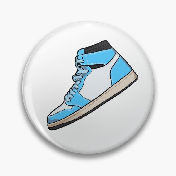 Item preview, Blue high top sneaker designed and sold by Sneakerlike.