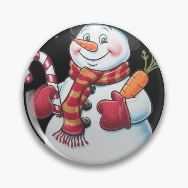 Item preview, Happy Cartoon Snowman  designed and sold by ArtFromMyHart.