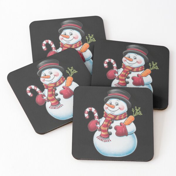 Item preview, Happy Cartoon Snowman  designed and sold by ArtFromMyHart.