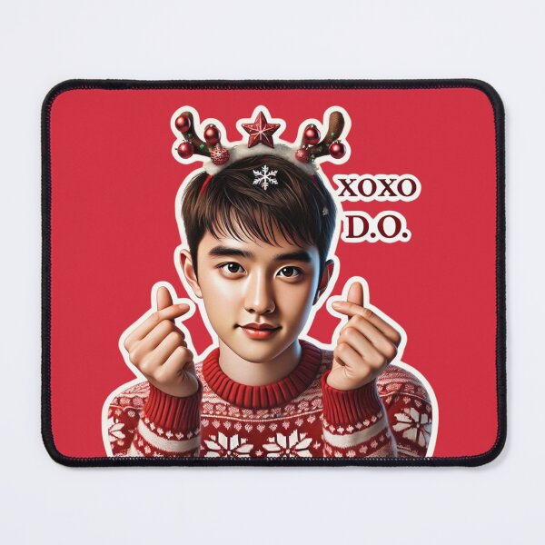 Item preview, D.O. Holiday Sticker | XOXO Festive Collectible for EXO-Ls designed and sold by DEEPDesignsART.