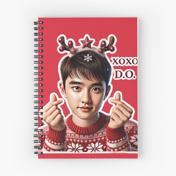 Item preview, D.O. Holiday Sticker | XOXO Festive Collectible for EXO-Ls designed and sold by DEEPDesignsART.