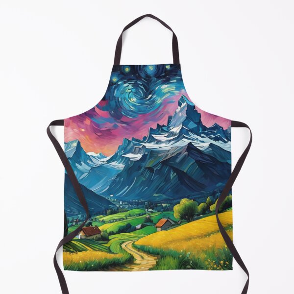 Item preview, Starry Night in the Swiss Alps designed and sold by SublimeMusings.
