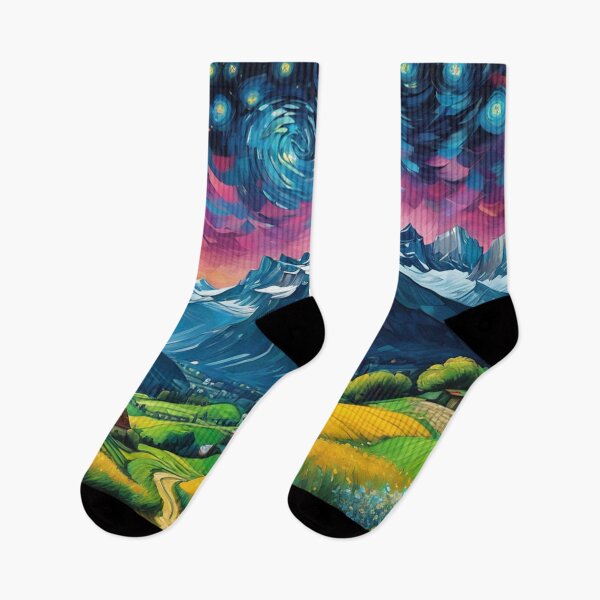 Item preview, Starry Night in the Swiss Alps designed and sold by SublimeMusings.