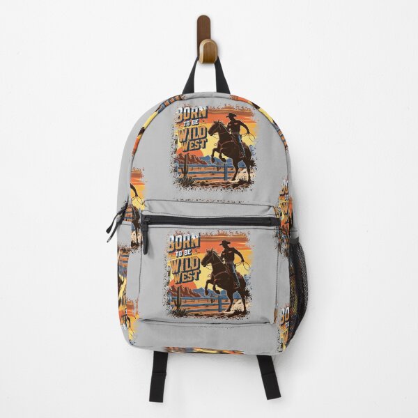 Item preview, Born to Be Wild West" cowboy t-shirt embodies the rugged charm and adventurous spirit of the Western frontier/CowboyLife, WesternStyle, RideTheWildWest, designed and sold by NinaCreator.