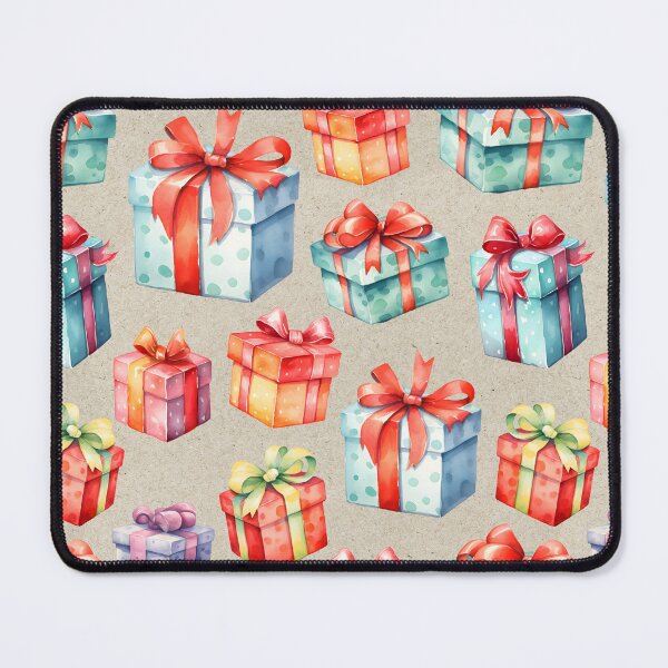 Item preview, Christmas gifts repeat pattern | winter seamless pattern design designed and sold by Katarzyna Dembek.