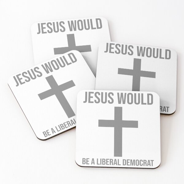 Item preview, Jesus would be a liberal democrat  designed and sold by Rachel the Artist .