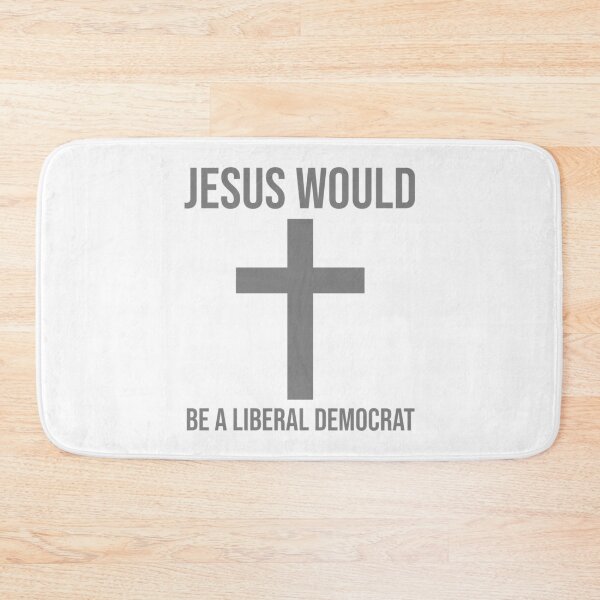 Item preview, Jesus would be a liberal democrat  designed and sold by Rachel the Artist .