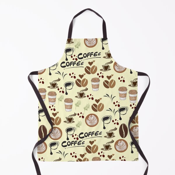 Item preview, Bold Coffee Lover’s Latte Art Pattern designed and sold by astersgraphics.