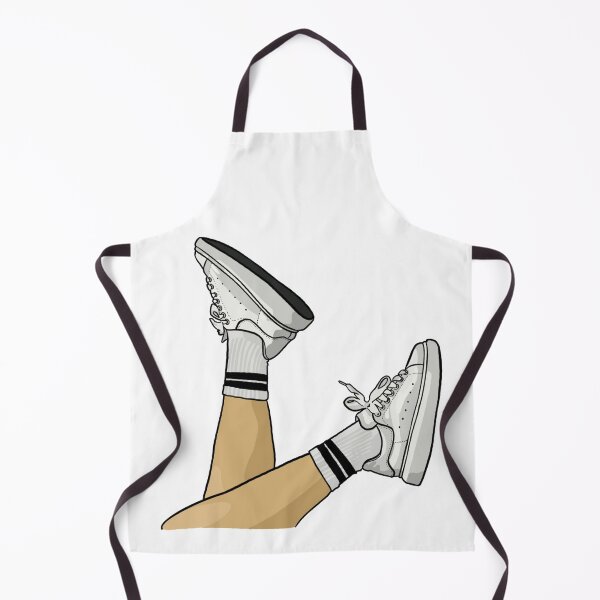 Item preview, Legs with socks and white sneakers designed and sold by Sneakerlike.