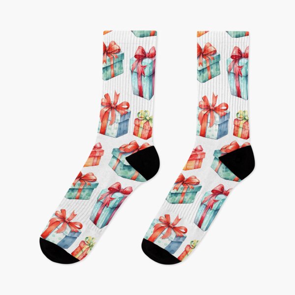 Item preview, Christmas gifts repeat pattern | winter seamless pattern design designed and sold by Katarzyna Dembek.