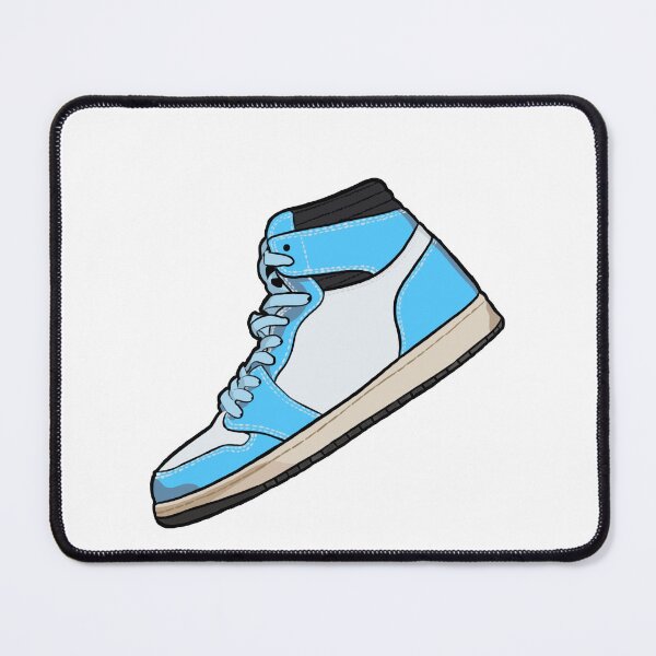 Item preview, Blue high top sneaker designed and sold by Sneakerlike.