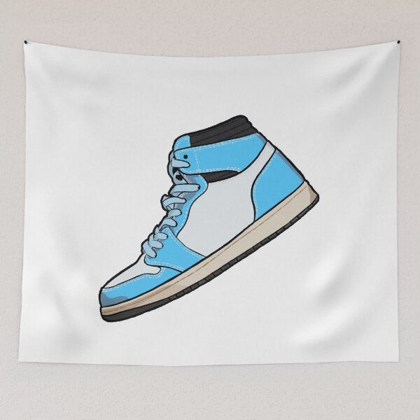 Item preview, Blue high top sneaker designed and sold by Sneakerlike.