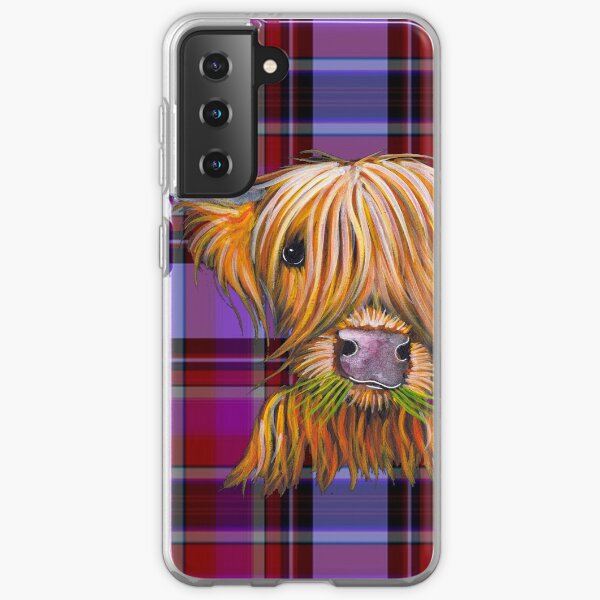 SCoTTiSH HiGHLaND CoW ' TaRTaN LiTTLe ViKiNG P ' by SHiRLeY MacARTHuR Samsung Galaxy Soft Case