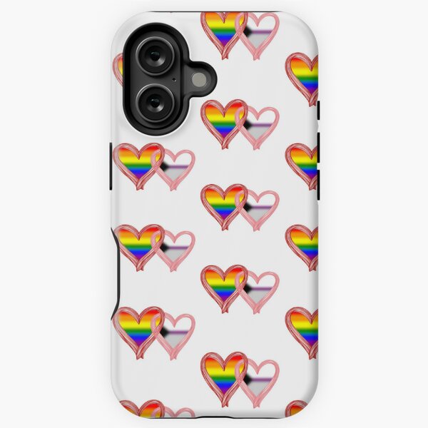 Artikel-Vorschau von Ineinandergreifende LGBTQ-Regenbogen-Demisexual-Pride-Herzen – Regenbogenflagge und Demi-Flagge, designt und verkauft von Travelslightly.