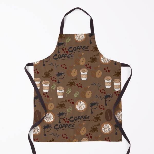 Item preview, Bold Coffee Lover’s Latte Art Pattern designed and sold by astersgraphics.