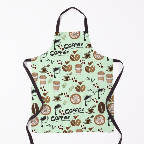 Item preview, Bold Coffee Lover’s Latte Art Pattern designed and sold by astersgraphics.