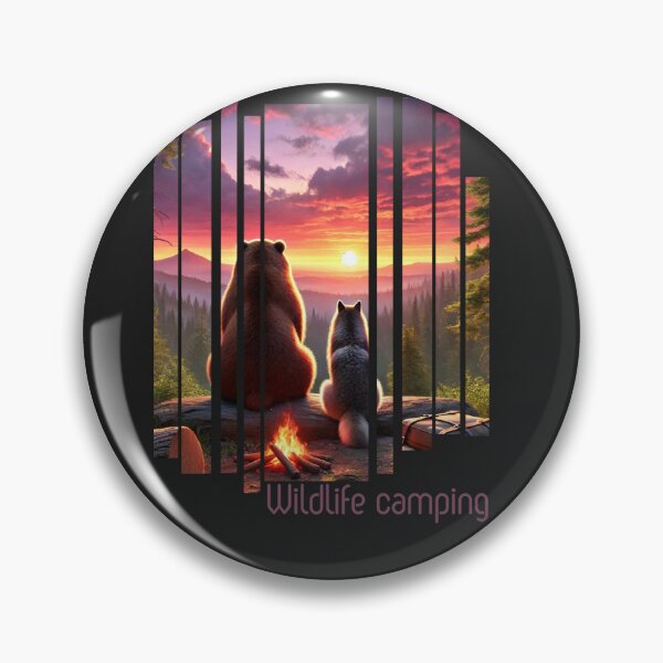 Artikelvorschau, Wildlife Camping, tolles Design für Outdoor- und Campingfans entworfen und verkauft von MoniaZ.