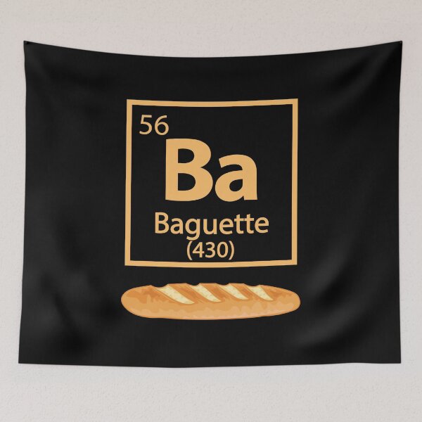 Aperçu de l'œuvre Tableau périodique amusant des éléments de baguette créée et vendue par TravelScientist.