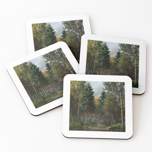 Item preview, green forest trees  designed and sold by AA-designstore.