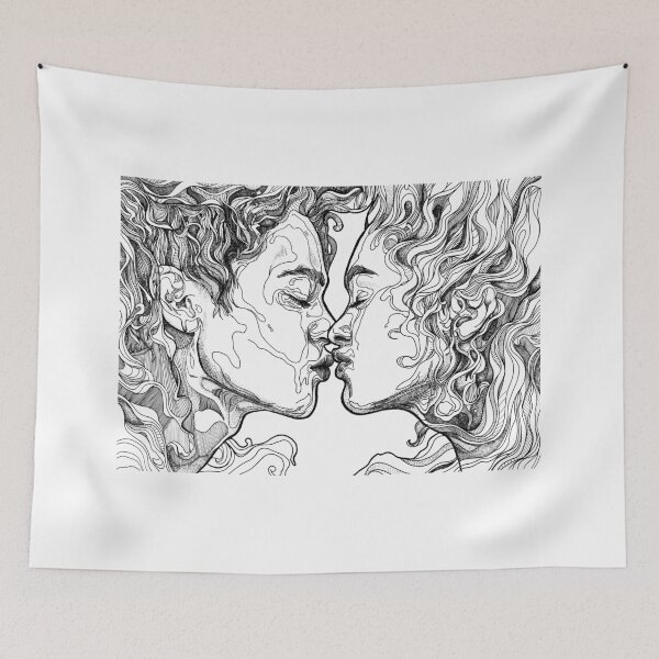 Item preview, Whispering Forms, 2024, ink on paper, 42 - 30 cm designed and sold by oanaunciuleanu.