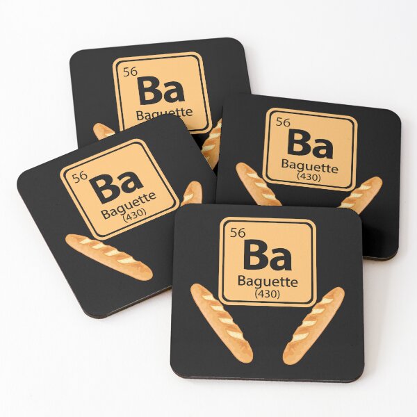 Item preview, Baguette Element Funny Periodic Table designed and sold by TravelScientist.