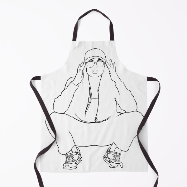 Item preview, Sketch of a woman with sunglasses and sneakers designed and sold by Sneakerlike.