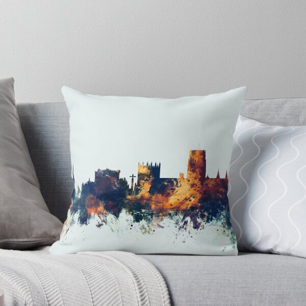Item preview, Durham England Skyline Cityscape designed and sold by ArtPrints.