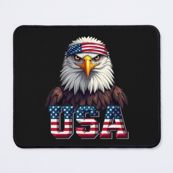 Item preview, Ilustración patriótica del águila calva americana designed and sold by Adrian Kane.