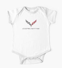Corvette T shirt Logo Original Official One Piece - Short Sleeve