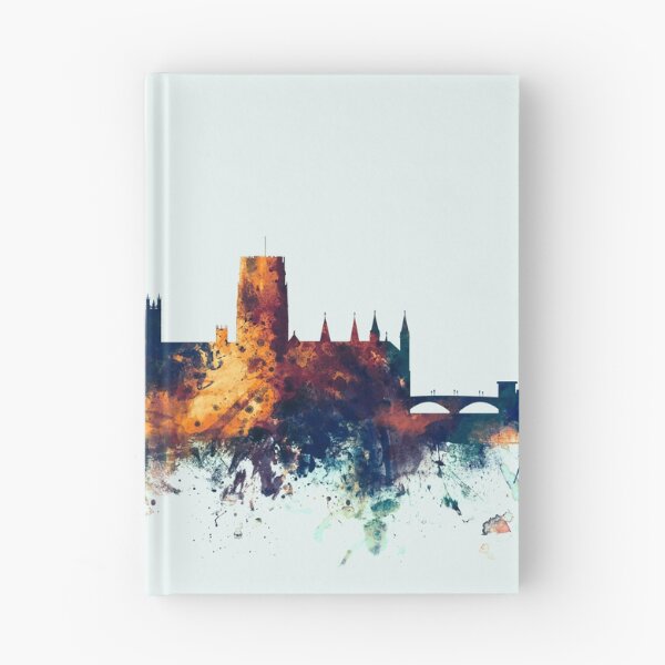 Item preview, Durham England Skyline Cityscape designed and sold by ArtPrints.