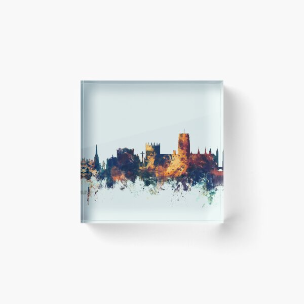 Item preview, Durham England Skyline Cityscape designed and sold by ArtPrints.