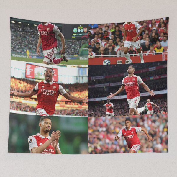 Item preview, William Saliba Collage designed and sold by kkrenny13.