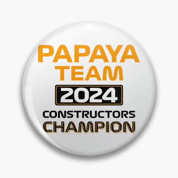 Item preview, Papaya Team 2024 Constructors Champion | Racing Motorsport Design designed and sold by FilipeFerreira.