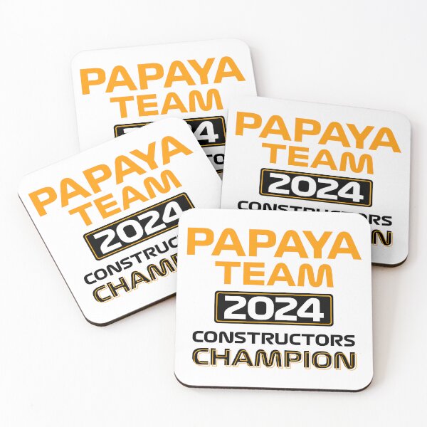 Item preview, Papaya Team 2024 Constructors Champion | Racing Motorsport Design designed and sold by FilipeFerreira.