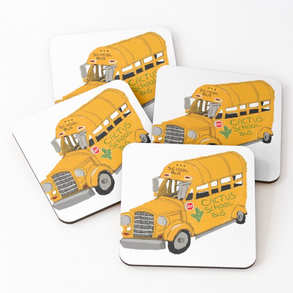 Item preview, Cactus School Bus designed and sold by pinkyjainpan.