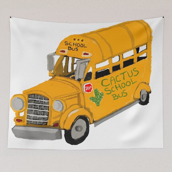 Item preview, Cactus School Bus designed and sold by pinkyjainpan.