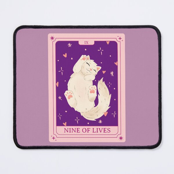 Item preview, Nine of Lives Tarot Card designed and sold by pixelatedthread.