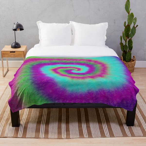 Item preview, Cyan, Purple, Lime Tie Dye Spiral designed and sold by RML Art Studios.